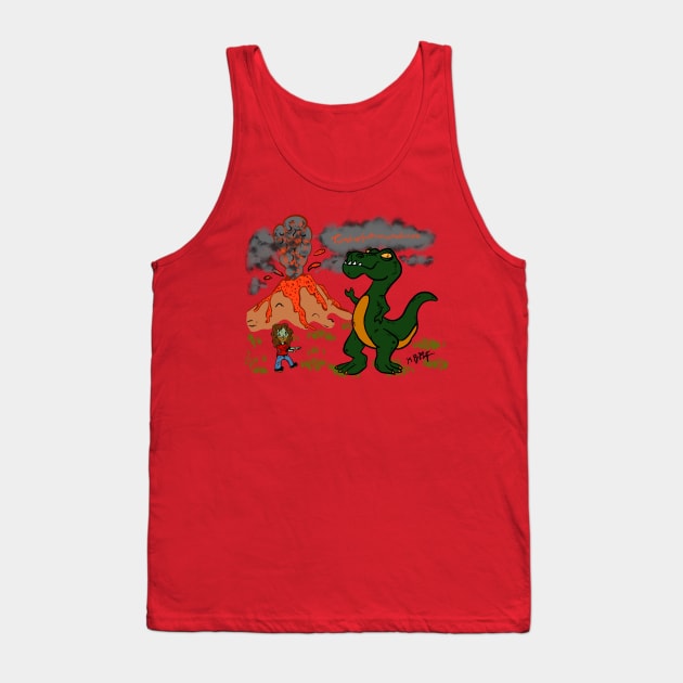 Zom B meets Sassy Rex Tank Top by GeekVisionProductions